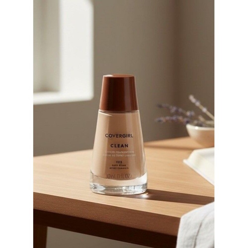 1x CoverGirl Clean Liquid Foundation 125 BUFF BEIGE
